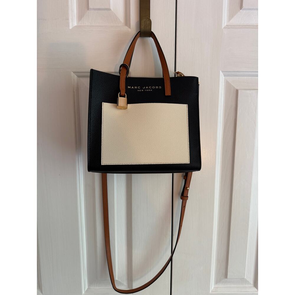 Marc Jacobs Mini Grind Colorblock Leather Tote